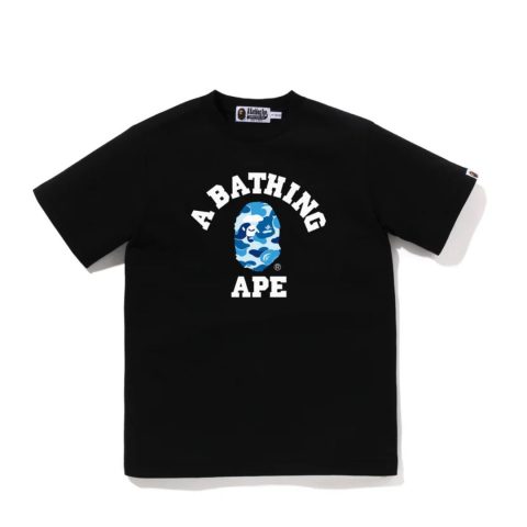 Koszulka Bape a Bathing Ape Blue Camo