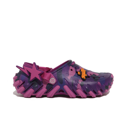 BAPE x Crocs Echo RO Clog 'Purple Camo'