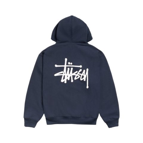 Bluza Stussy Basic Logo Hoodie Navy