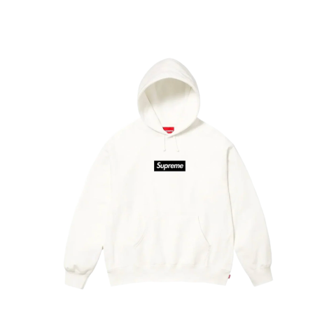 Bluza Supreme Paris 10th Anniversary Box Logo Hoodie White