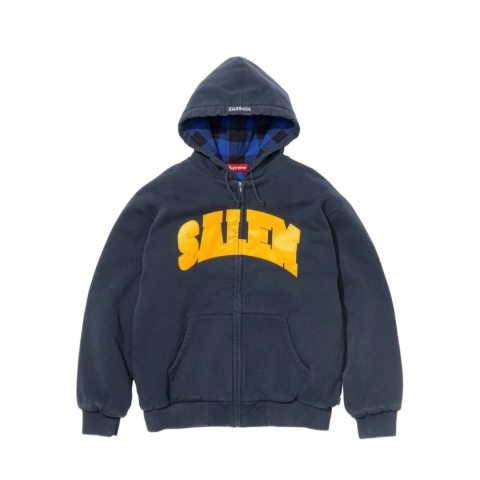 Bluza Supreme SALEM Zip Up Hooded Sweatshirt Navy