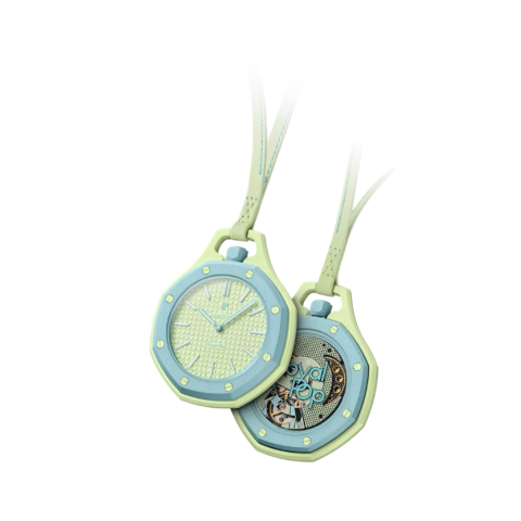 Swatch Audemars Piguet Royal Pop Collection Pocket Watch Blaue Acht