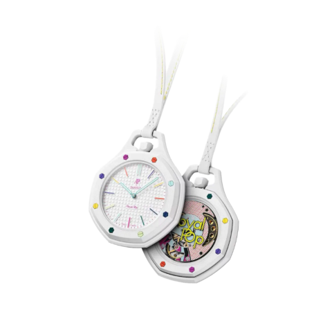 Swatch Audemars Piguet Royal Pop Collection Pocket Watch Huit Blanc