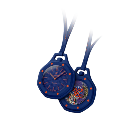 Swatch Audemars Piguet Royal Pop Collection Pocket Watch Orenji Hachi