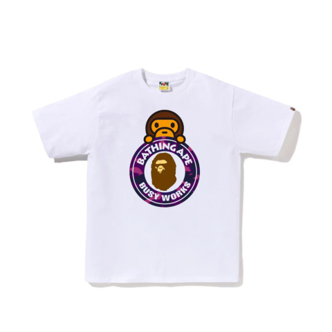 Koszulka Bape Camo Milo on Busy Works tee