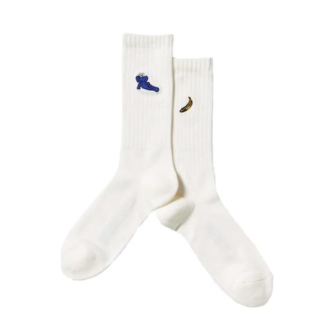 Kaws Uniqlo X Andy Warhol Socks White