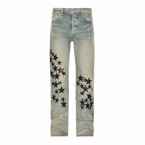 Jeansy Amiri Star Patches