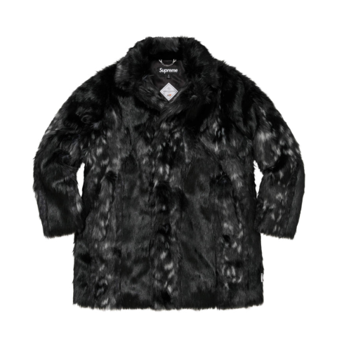 Futro Sztuczne Supreme 'Lynx Faux Fur Windstopper Overcoat'