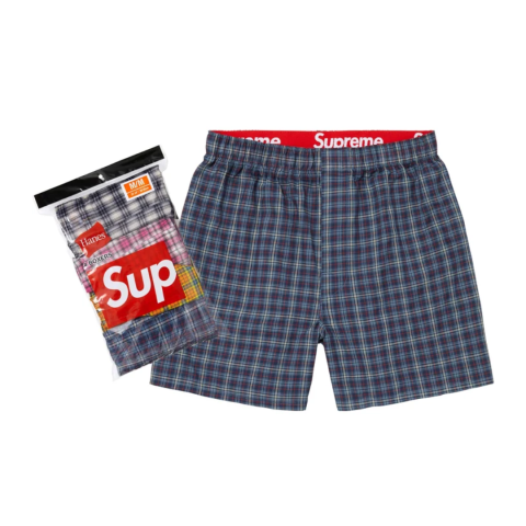 Bokserki Supreme Plaid (4szt.)