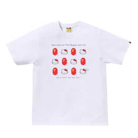 Koszulka Bape Hello Kitty Sanrio