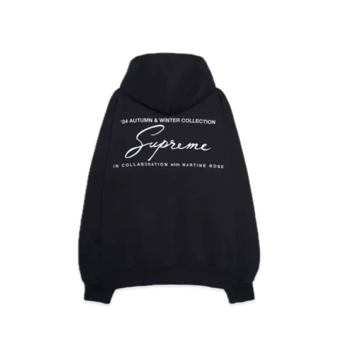 Supreme x Martine Rose Hooded Sweatshirt 'Black'