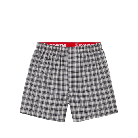Bokserki Supreme Hanes Plaid (Jedna Sztuka)