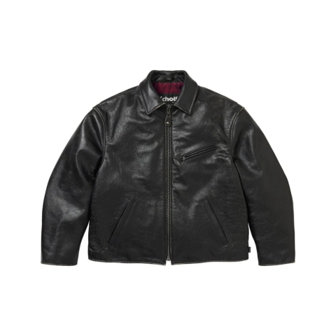 Kurtka Supreme Schott Distressed Leather Jacket