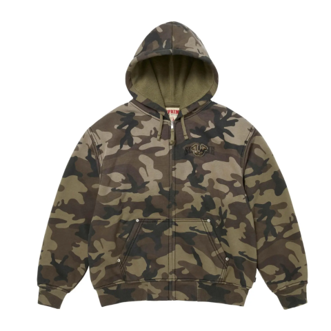 Bluza Supreme x True Religion Zip Up 'Brown Camo'