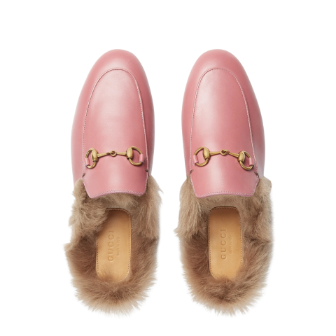 Gucci Princetown GG Pink
