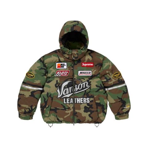 Kurtka Supreme Vanson Leathers Cordura 'Green Camo'