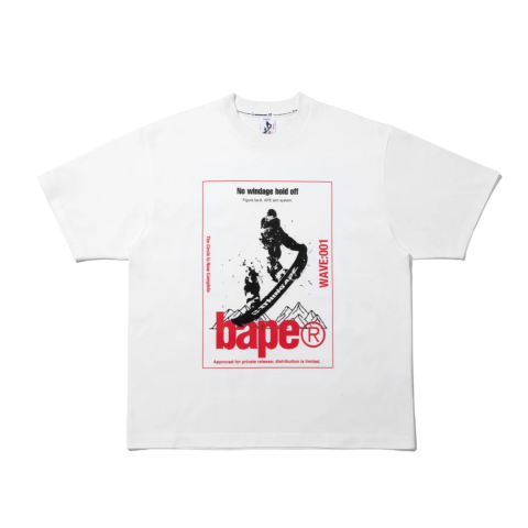 Koszulka Bape By Kazuki Kuraishi Skate 'White'