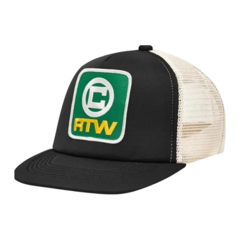Czapka z daszkiem Corteiz Black Box Trucker