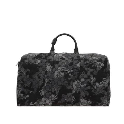 Torba Podróżna Gucci Travel Bag Marbled Camouflage Grey-Black