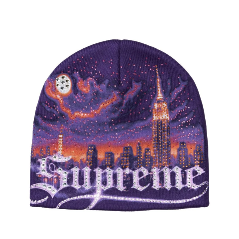 Czapka Supreme Cityscape Beanie 'Purple'